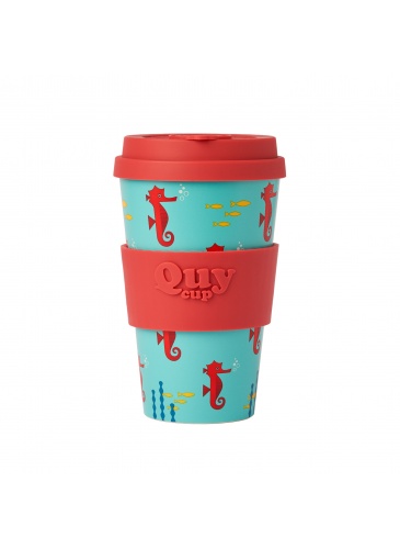 Puodelis QuyCup 400 ml RePET Cavalluccio