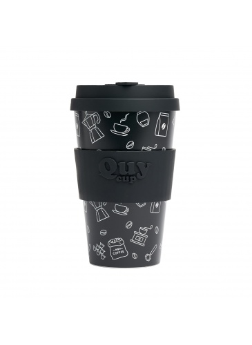 Puodelis QuyCup 400 ml RePET Moka