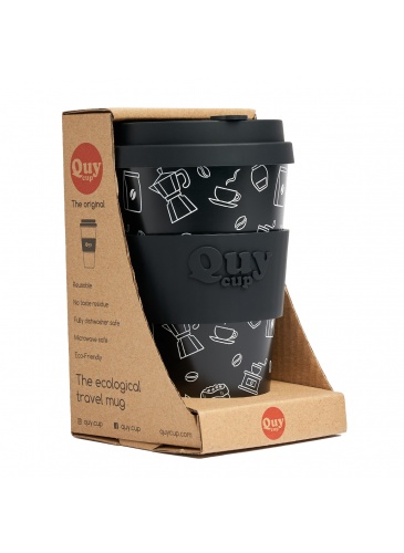 Puodelis QuyCup 400 ml RePET Moka