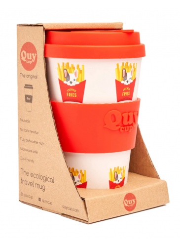 Puodelis QuyCup 400 ml RePET FRENCH FRIES