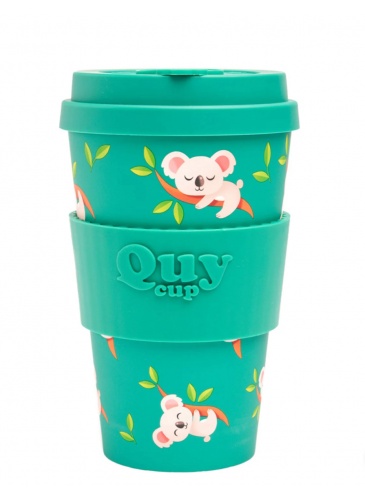 Puodelis QuyCup 400 ml RePET KOALA