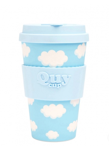 Puodelis QuyCup 400 ml RePET SKY