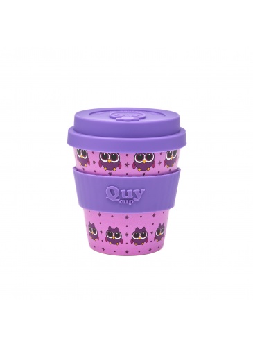 Puodelis QuyCup (recycled Pet)  230 ml owl
