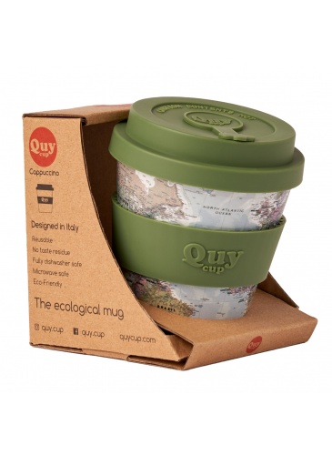 Puodelis QuyCup (recycled Pet)  230 ml Map