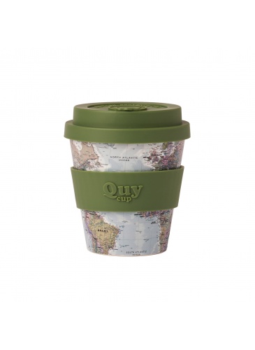 Puodelis QuyCup (recycled Pet)  230 ml Map