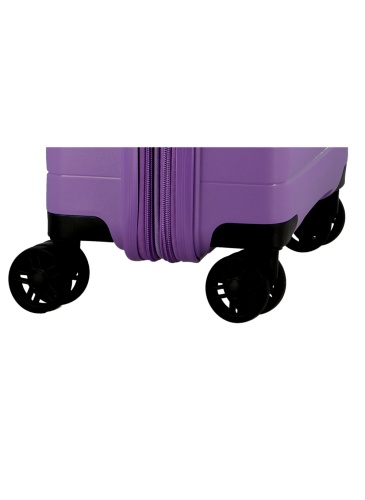 Lagaminas 55 cm JUMP STRIPER lavander