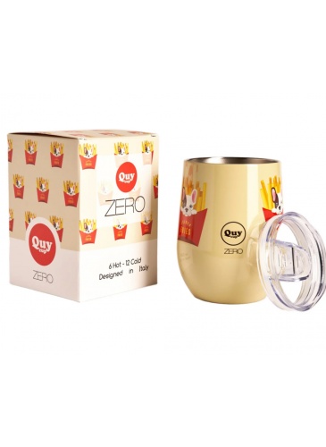 Termo puodelis Quy Cup Zero CUP 300 ml FRENCH FRIES