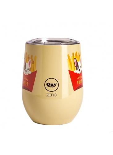 Termo puodelis Quy Cup Zero CUP 300 ml FRENCH FRIES
